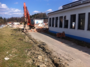 Demolice objektů, HTÚ - ISOTHERM Kaplice